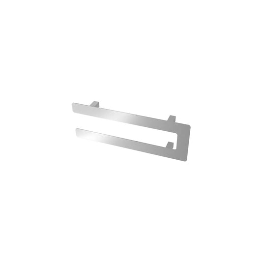 Eastbrook Withington Double Flat Style Chrome Towel Hanger 470mm