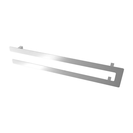 Eastbrook Withington Double Flat Style Chrome Towel Hanger 850mm