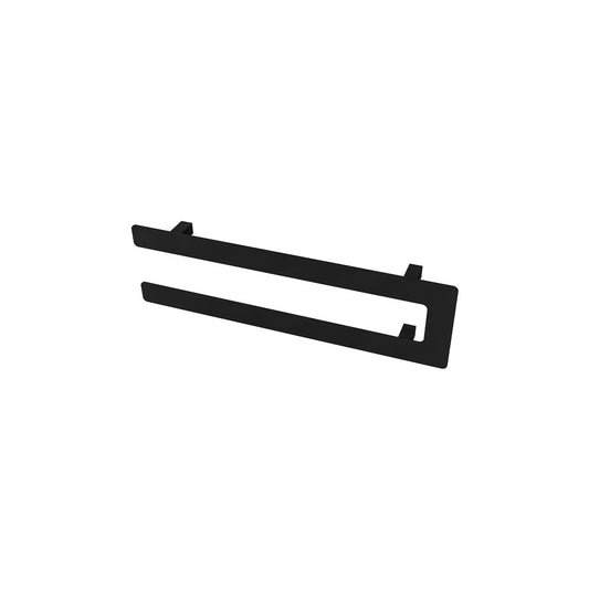 Eastbrook Withington Double Flat Style Matt Black Towel Hanger 565mm