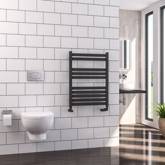 Eastbrook Defford Matt Anthracite Designer Towel Rail 800mm x 600mm 89.1287