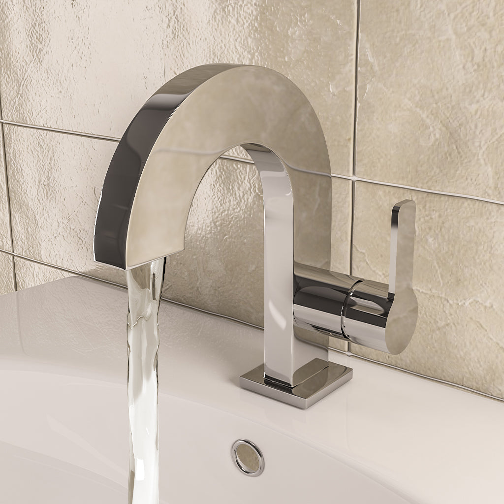 Eastbrook Hayle Chrome Mono Basin Mixer Tap - Inc Waste