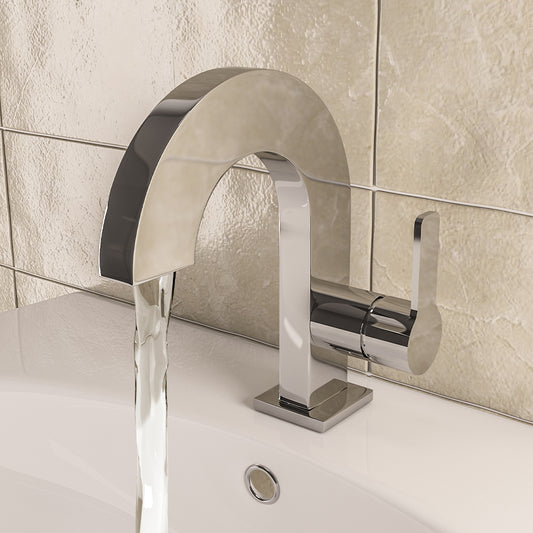 Eastbrook Hayle Chrome Mono Basin Mixer Tap - Inc Waste