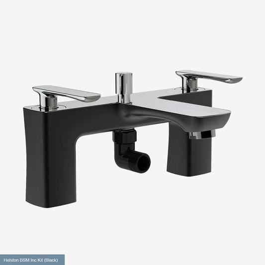Eastbrook Helston Gloss Black Bath Shower Mixer Tap