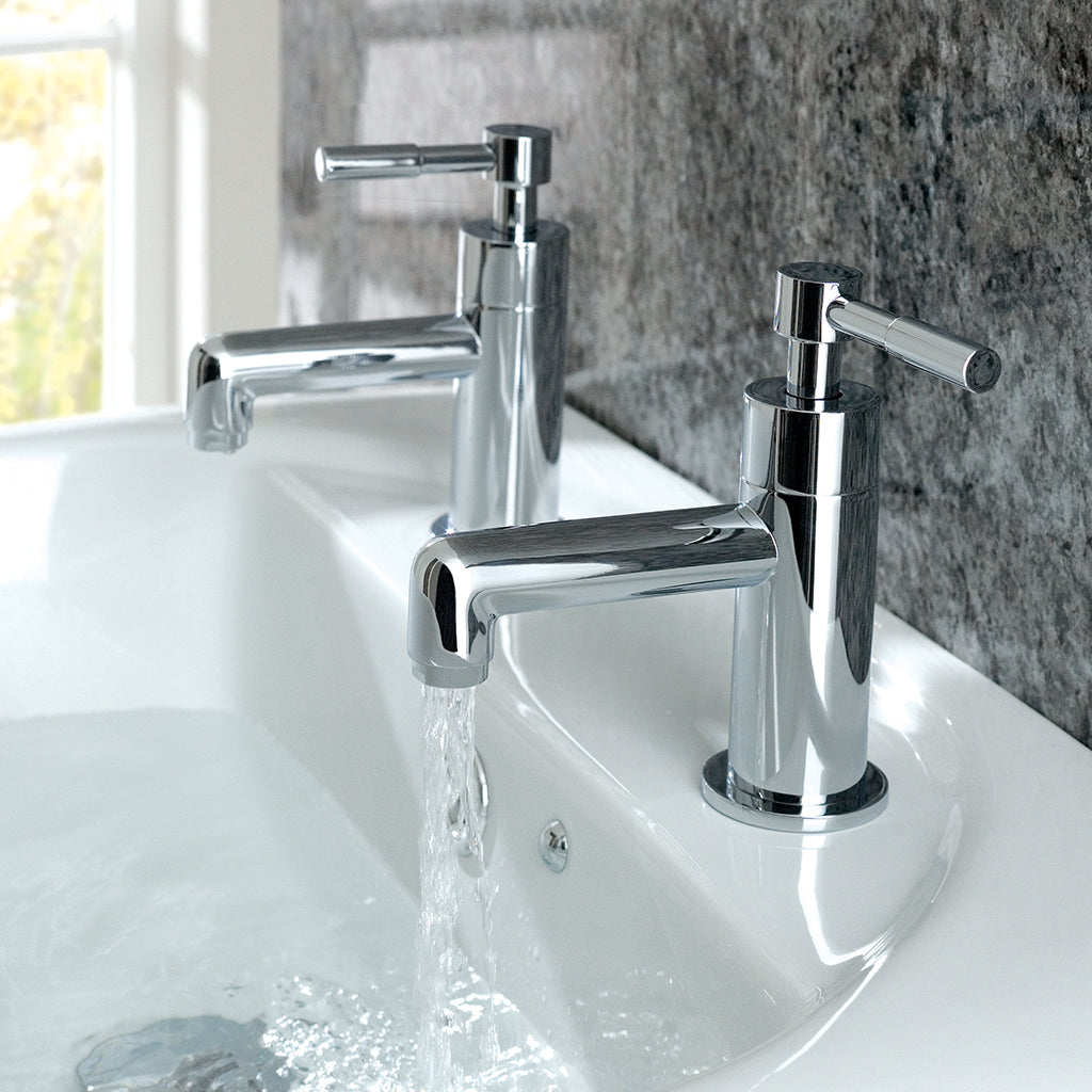 Eastbrook Leith Chrome Basin Taps