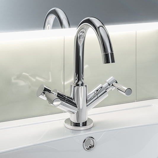 Eastbrook Leith Chrome Mono Basin Mixer Tap - Inc Waste