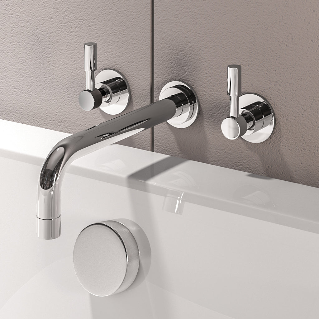 Eastbrook Leith Chrome Wall Mounted Bath Filler Tap
