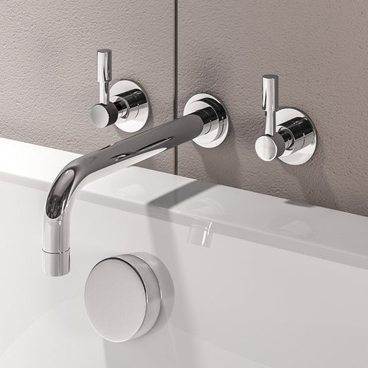 Eastbrook Leith Chrome Wall Mounted Bath Filler Tap