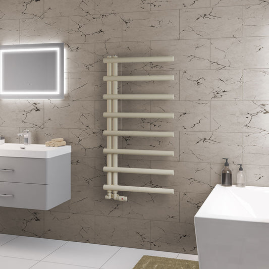 Eastbrook Marlow E-style Matt Cappuccino Designer Towel Rail 1150mm x 600mm 89.0828