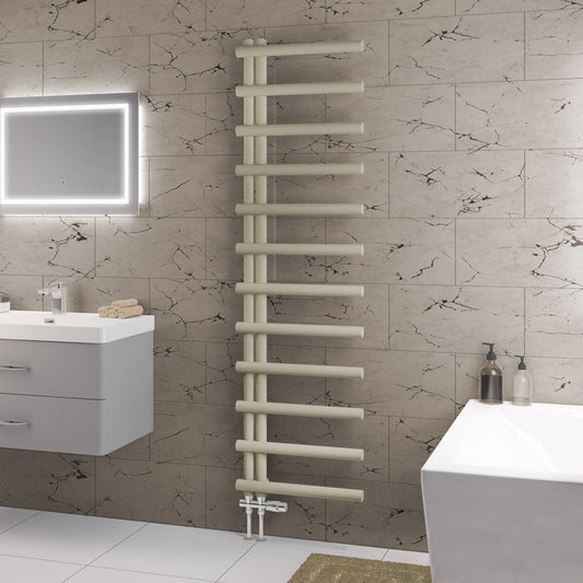 Eastbrook Marlow E-style Matt Cappuccino Designer Towel Rail 1750mm x 500mm 89.0829