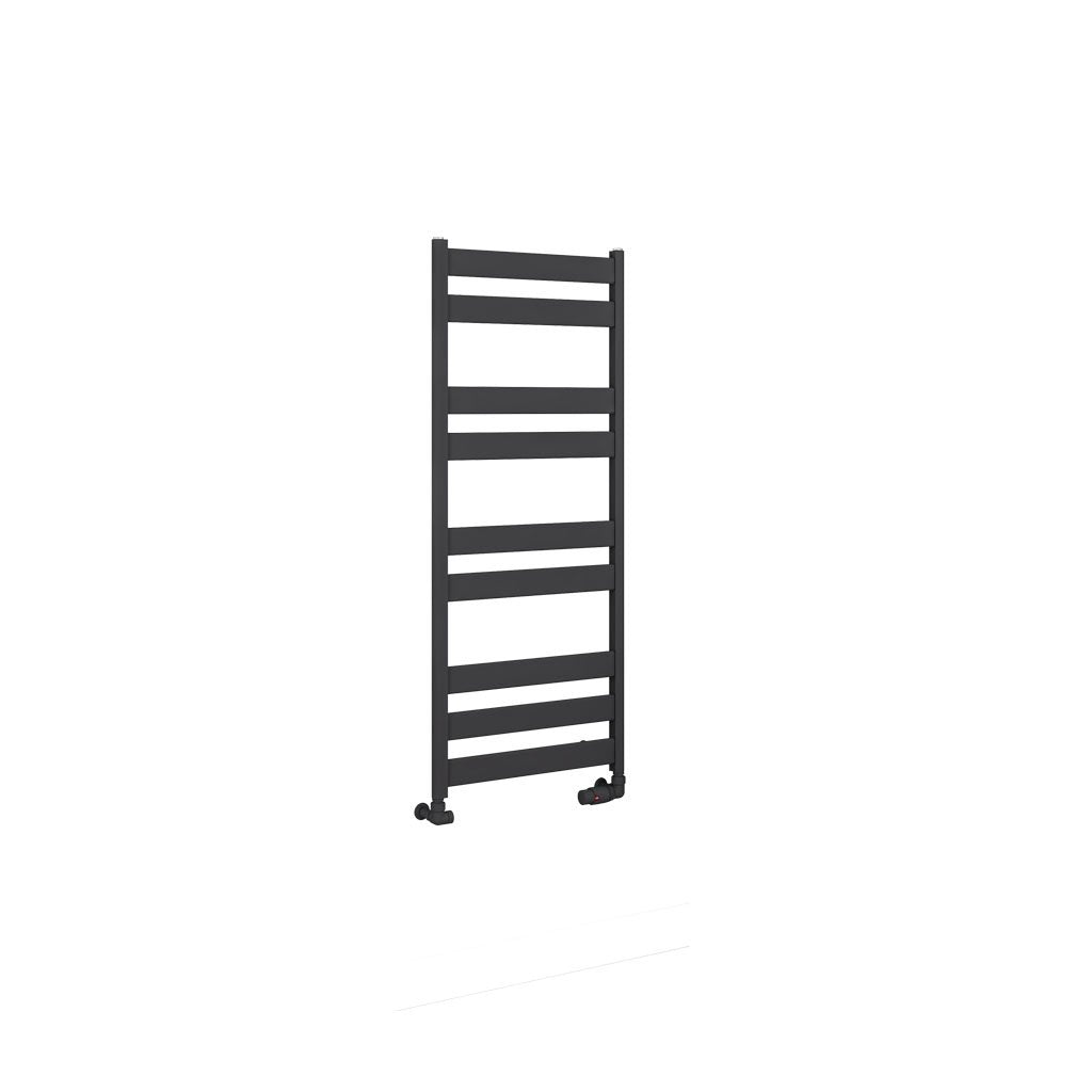 Eastbrook Pelago Matt Anthracite Aluminium Towel Rail 1200mm High x 500mm Wide