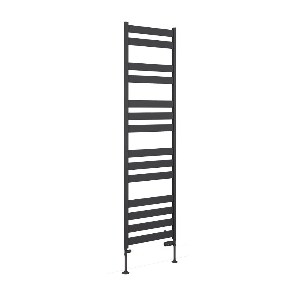 Eastbrook Pelago Matt Anthracite Aluminium Towel Rail 1800mm High x 500mm Wide