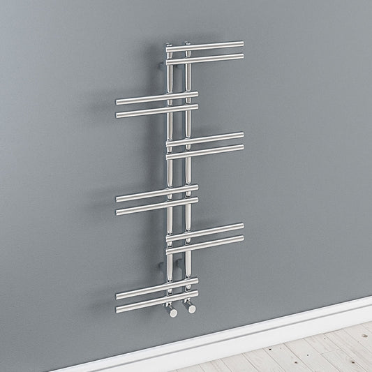 Eastbrook Pesaro Chrome Designer Towel Rail 1005mm x 550mm 41.0328