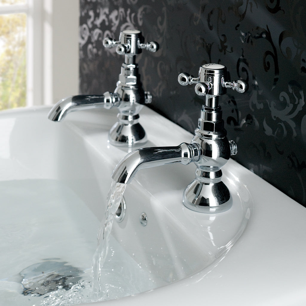 Eastbrook Portobello Chrome Basin Taps