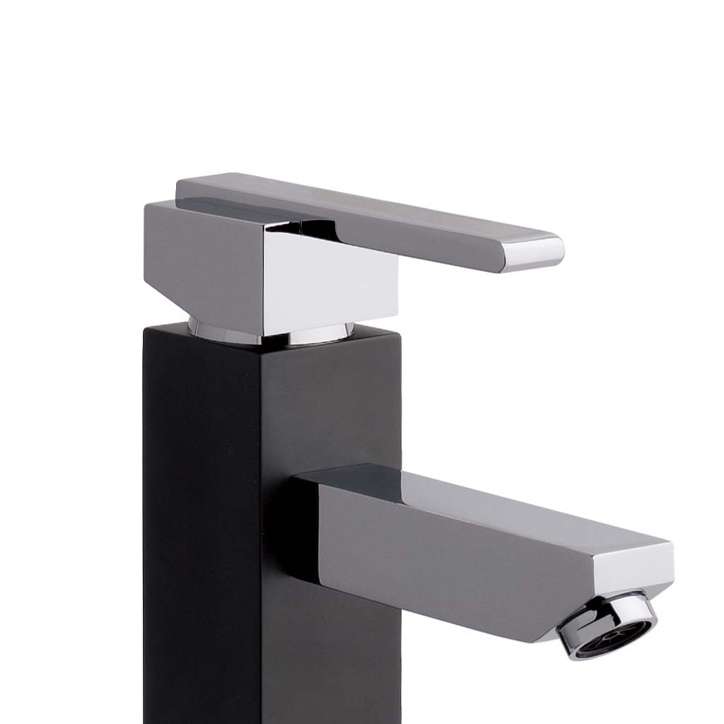 Eastbrook Prado 600 Black and Chrome High Flow Bath Filler Tap