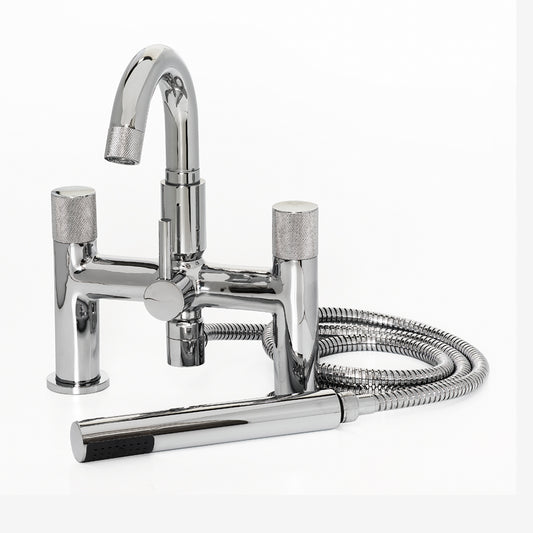 Eastbrook Prado Cylinder Chrome Bath Shower Mixer Tap - Inc Kit