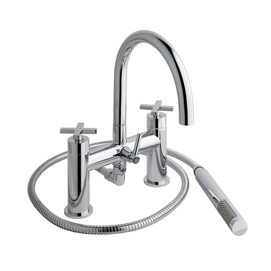 Eastbrook Prado Star Chrome Bath Shower Mixer Tap - Inc Kit