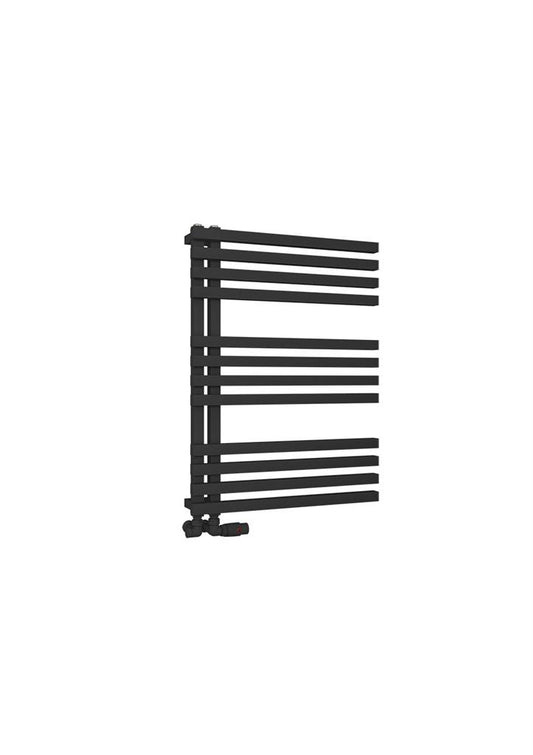 Eastbrook Reinbach Matt Black Designer Towel Rail 800mm x 600mm 89.1383