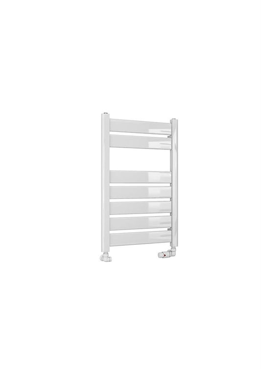 Eastbrook Santero Gloss White Designer Towel Rail 800mm x 500mm 89.1304