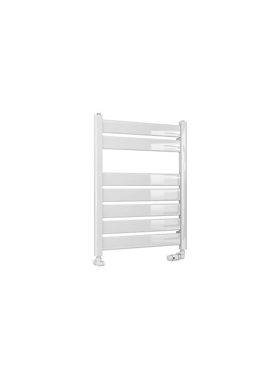 Eastbrook Santero Gloss White Designer Towel Rail 800mm x 600mm 89.1305