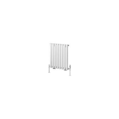 Eastbrook Tunstall Horizontal Matt White Designer Radiator 600mm x 471mm Cut Out Image 89.1632