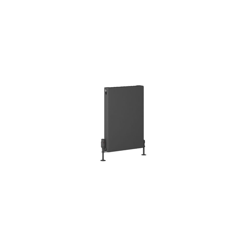 Eastbrook Type 11 Flat Single Panel Matt Anthracite Panel Radiator 600mm High x 400mm Wide Cut Out Image 44.0043