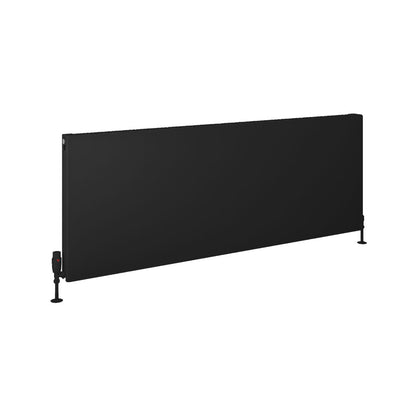 Eastbrook Type 11 Flat Single Panel Matt Black Panel Radiator 600mm High x 1600mm Wide Cut Out Image 44.0056