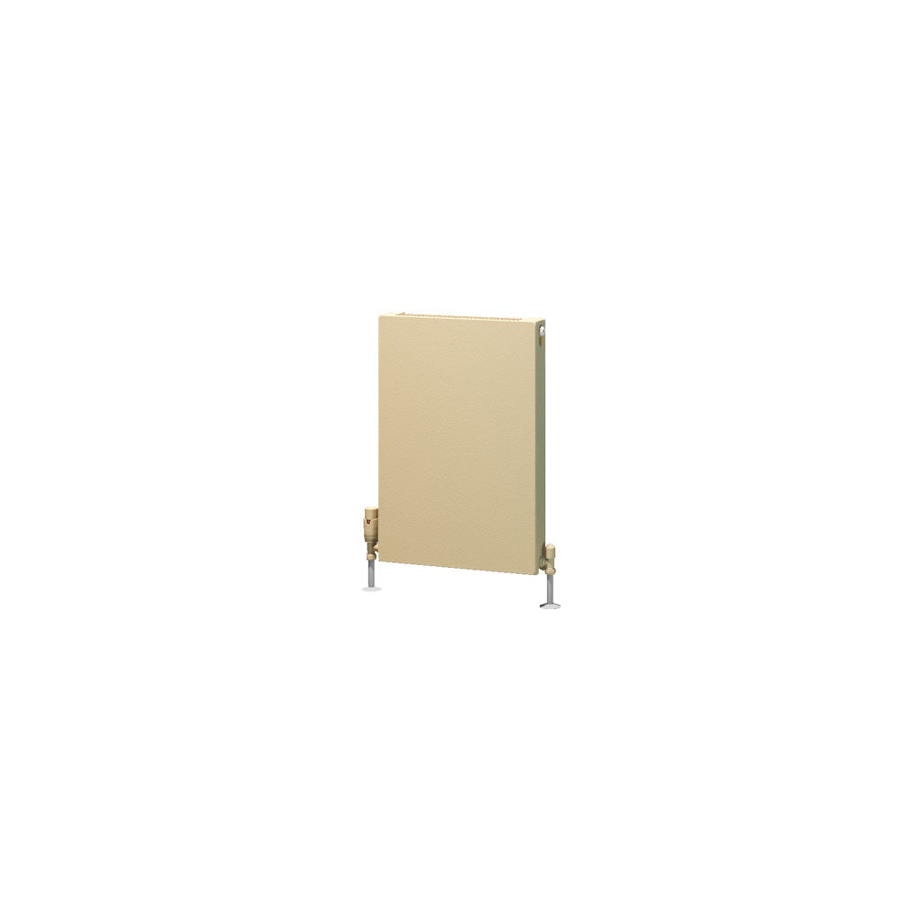 Eastbrook Type 11 Flat Single Panel Matt Cappuccino Panel Radiator 600mm High x 400mm Wide Cut Out Image 44.0036