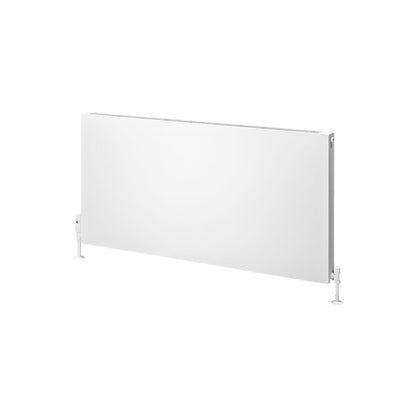 Eastbrook Type 11 Flat Single Panel Matt White Panel Radiator 600mm High x 1200mm Wide Cut Out Image 44.0026