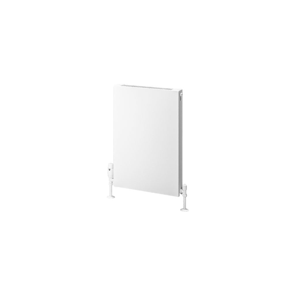 Eastbrook Type 11 Flat Single Panel Matt White Panel Radiator 600mm High x 400mm Wide Cut Out Image 44.0022