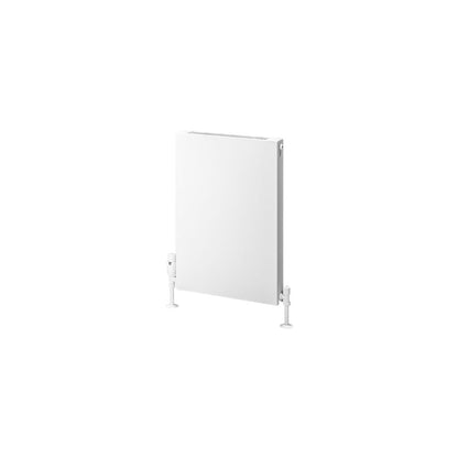 Eastbrook Type 11 Flat Single Panel Matt White Panel Radiator 600mm High x 400mm Wide Cut Out Image 44.0022