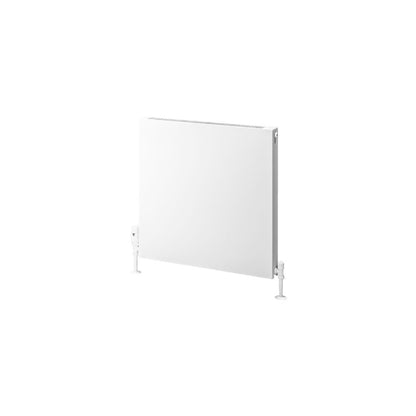 Eastbrook Type 11 Flat Single Panel Matt White Panel Radiator 600mm High x 600mm Wide Cut Out Image 44.0023