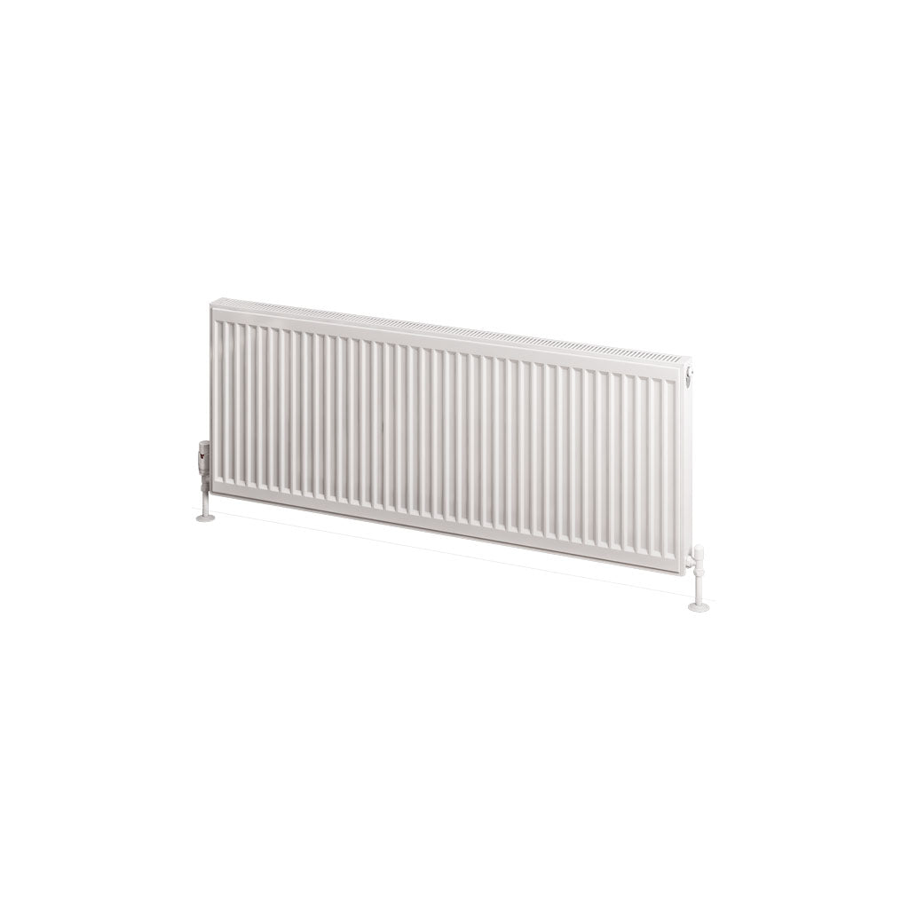 Eastbrook Type 11 Single Panel Gloss White Radiator 500mm High x 1300mm Wide Cut Out Image 25.0041