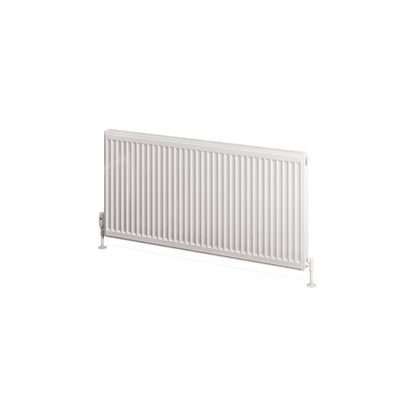 Eastbrook Type 11 Single Panel Gloss White Radiator 600mm High x 1200mm Wide Cut Out Image 25.0055