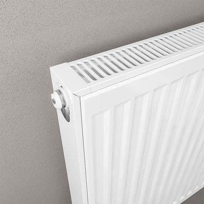 Eastbrook Type 21 Double Panel Gloss White Radiator 400mm High x 1000mm Wide Close Up Image 25.0084