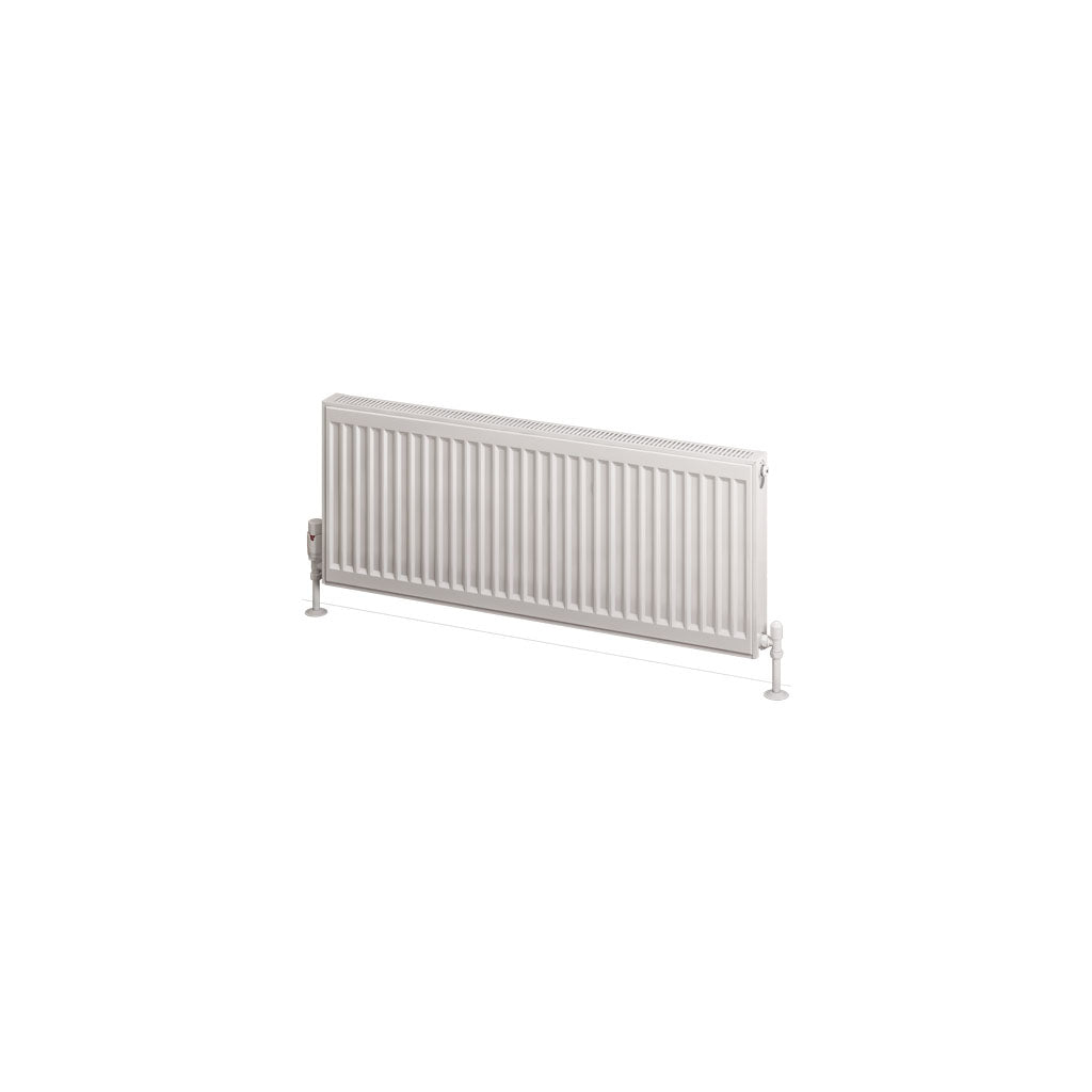 Eastbrook Type 21 Double Panel Gloss White Radiator 400mm High x 1000mm Wide Cut Out Image 25.0084