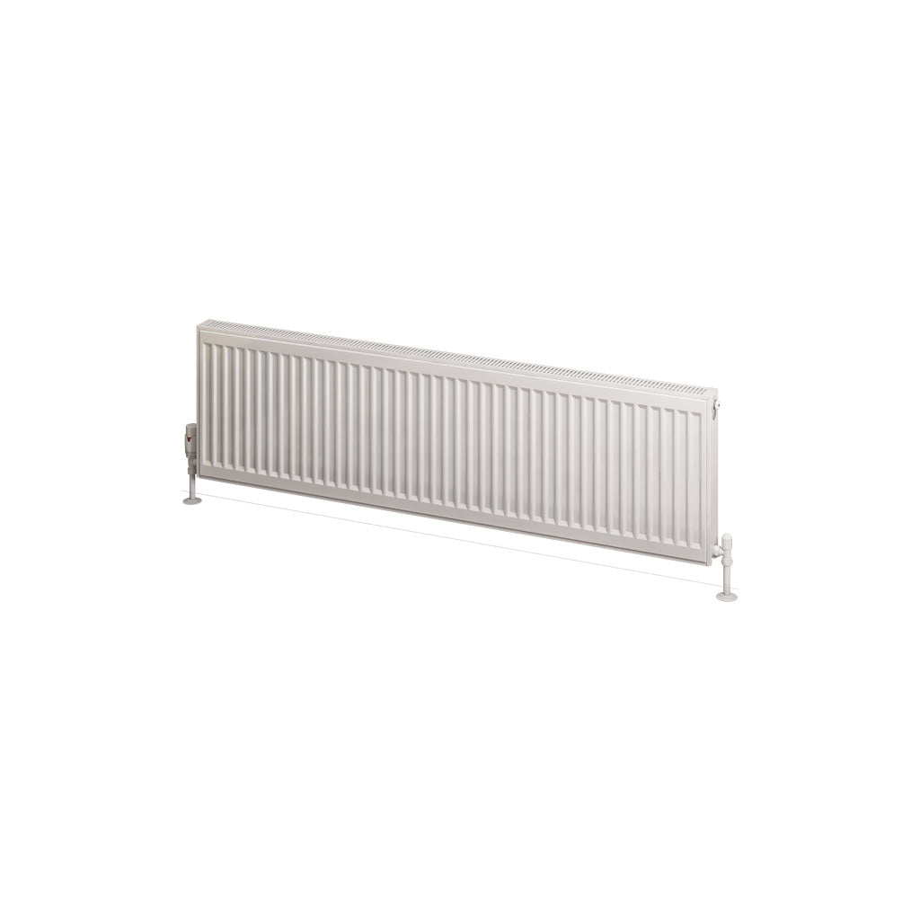 Eastbrook Type 21 Double Panel Gloss White Radiator 400mm High x 1400mm Wide Cut Out Image 25.0087