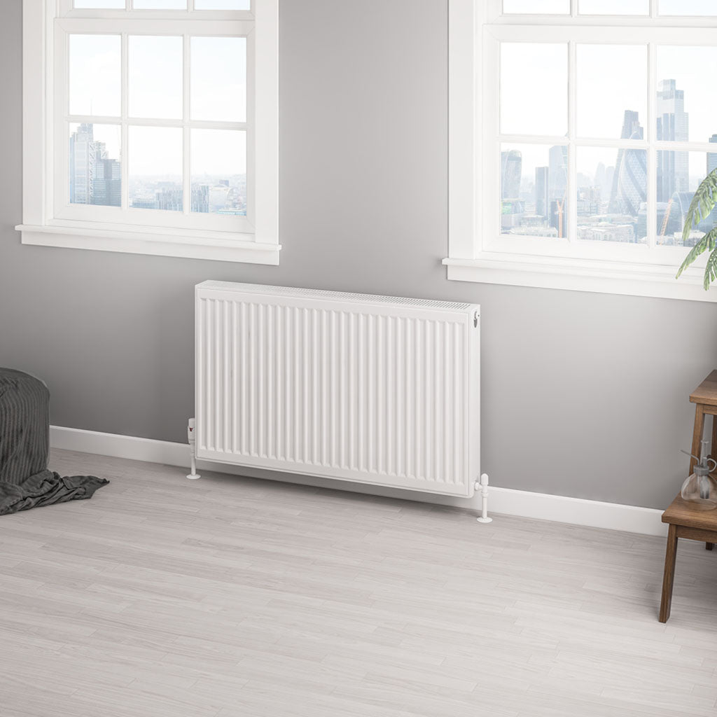 Eastbrook Type 22 Double Panel Gloss White Radiator 600mm High x 1000mm Wide 25.0177