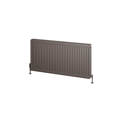 Eastbrook Type 22 Double Panel Matt Anthracite Radiator 600mm High x 1200mm Wide Cut Out Image 25.0190