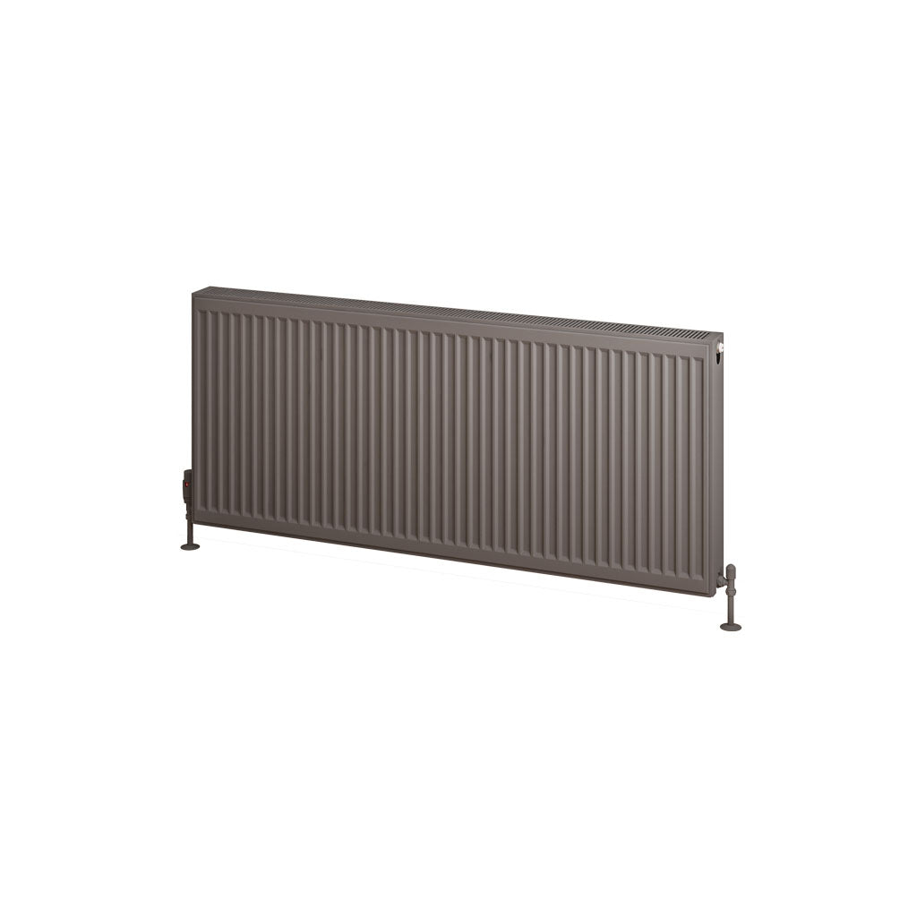 Eastbrook Type 22 Double Panel Matt Anthracite Radiator 600mm High x 1400mm Wide Cut Out Image 25.0191