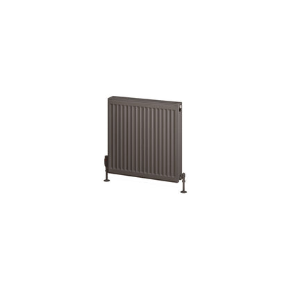 Eastbrook Type 22 Double Panel Matt Anthracite Radiator 600mm High x 600mm Wide Cut Out Image 25.0187