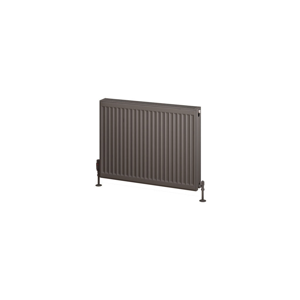 Eastbrook Type 22 Double Panel Matt Anthracite Radiator 600mm High x 800mm Wide Cut Out Image 25.0188