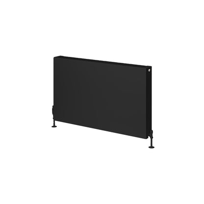 Eastbrook Type 22 Flat Double Panel Matt Black Panel Radiator 600mm High x 1000mm Wide Cut Out Image 44.0110