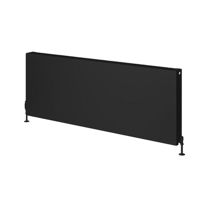 Eastbrook Type 22 Flat Double Panel Matt Black Panel Radiator 600mm High x 1600mm Wide Cut Out Image 44.0112