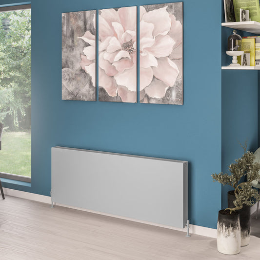 Eastbrook Type 22 Flat Double Panel Matt Grey Panel Radiator 600mm High x 1600mm Wide 44.0091