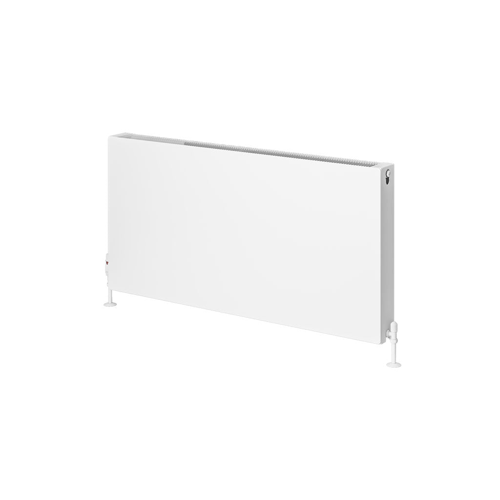 Eastbrook Type 22 Flat Double Panel Matt White Panel Radiator 600mm High x 1200mm Wide Cut Out Image 44.0082