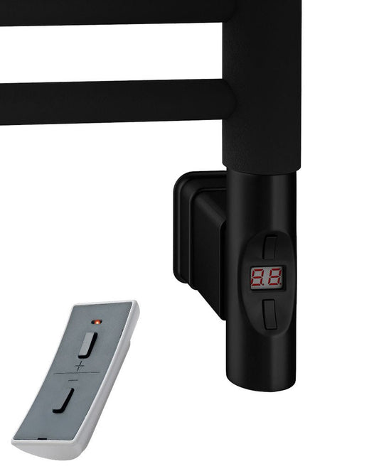 Eastbrook Type F Matt Black Round Thermostatic Heating Element - 600 Watt 8.376