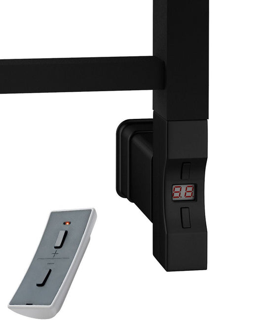 Eastbrook Type F Matt Black Square Thermostatic Heating Element - 900 Watt 8.402