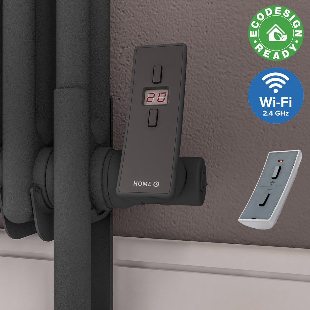 Eastbrook Type H Matt Anthracite Thermostatic Heating Element With WIFI - 900 Watt 8.566
