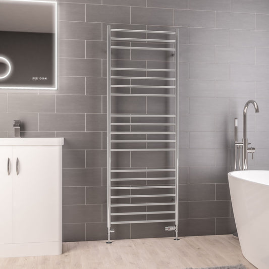 Eastbrook Violla Electric Polished Stainless Steel Towel Rail 1630mm x 600mm