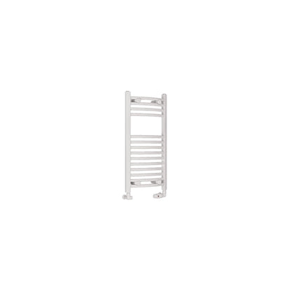 Eastbrook Wingrave Curved Gloss White Towel Rail 800mm x 400mm